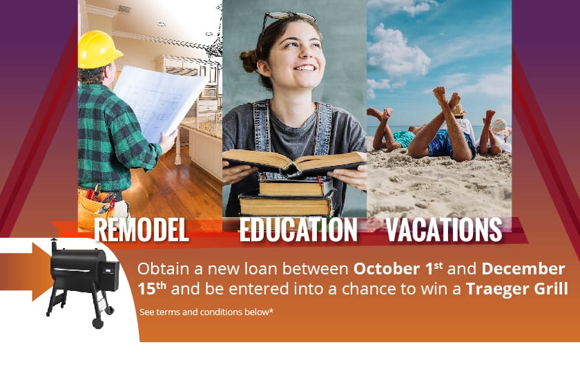 DNCU We ve Got A Loan For That Traeger Grill Giveaway