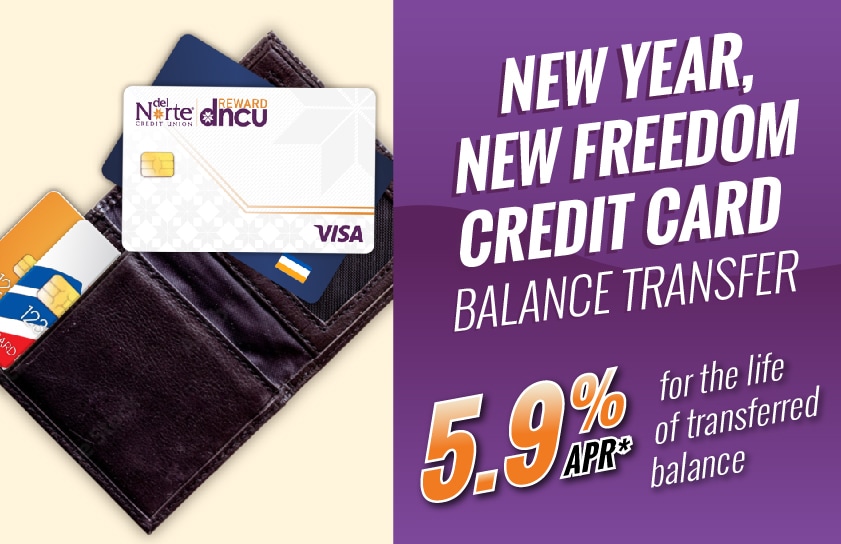 New Year New Freedom Credit Card Balance Transfer Promotion