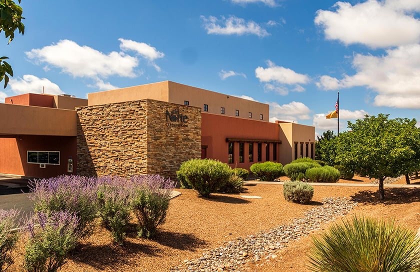 Exterior of DNCU branch on Cerrillos Road in Santa Fe New Mexico