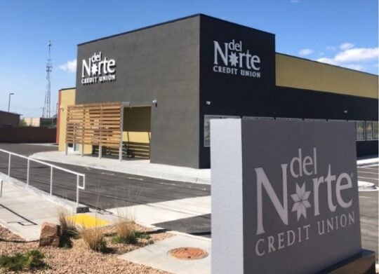 Close up image of DNCU Espanola branch on Riverside Drive