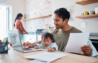 Banking from your laptop
