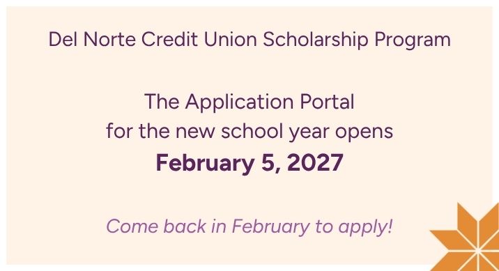 Del Norte Credit Union Scholarship Programs