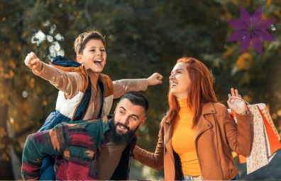 Mom encourages her son!