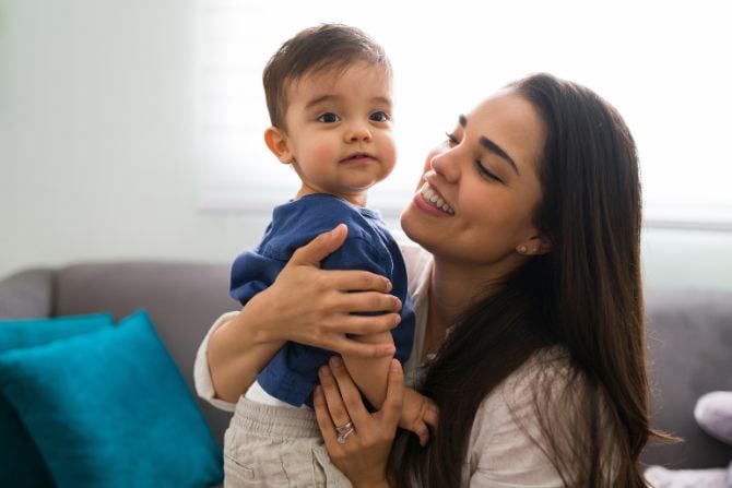 A mom thinks about saving for her child's future