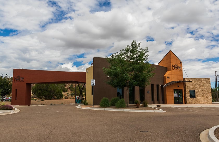 Exterior of DNCU branch in White Rock New Mexico