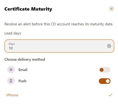 CD Maturing